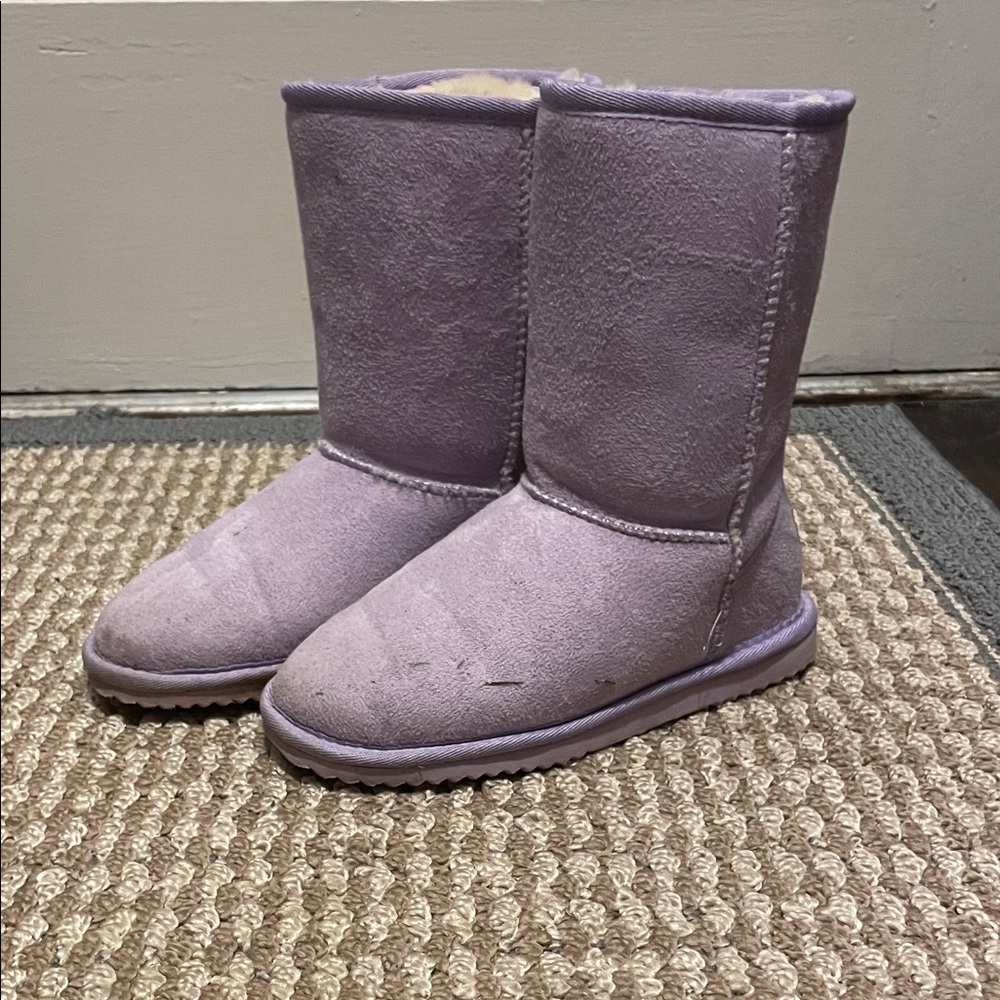 EmuRidge Purple Suede Boots